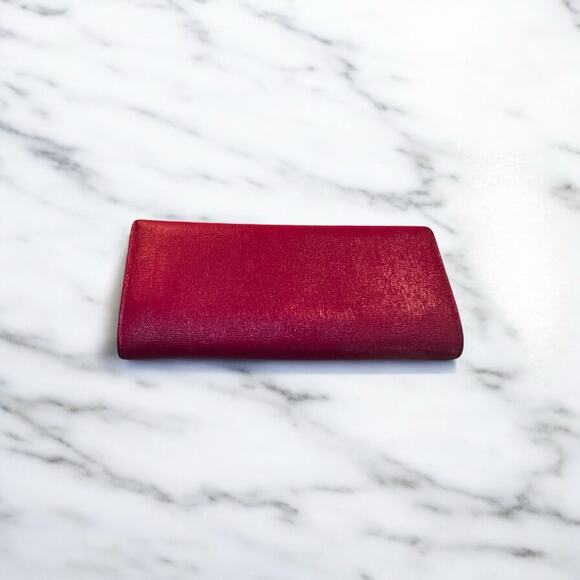 Painted Fendi Wallet Monster Bugs Eye Round Zipper Studs Leather Multicolor - Picture 2 of 7